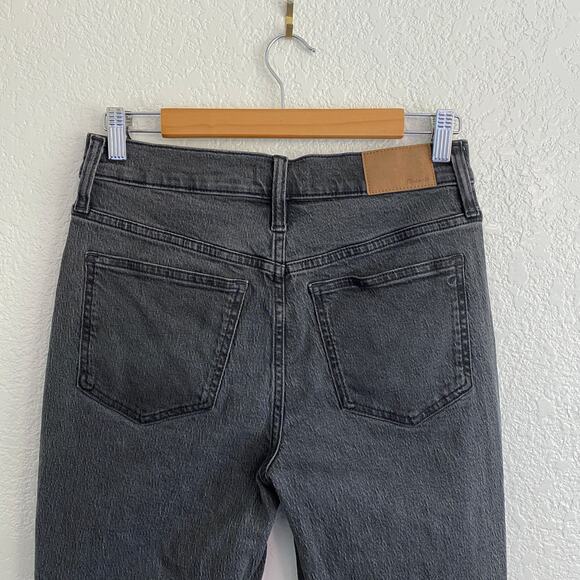 Madewell The‎ Perfect Vintage Jean Faded Black High Rise Tapered Denim Size 26 - Picture 7 of 11